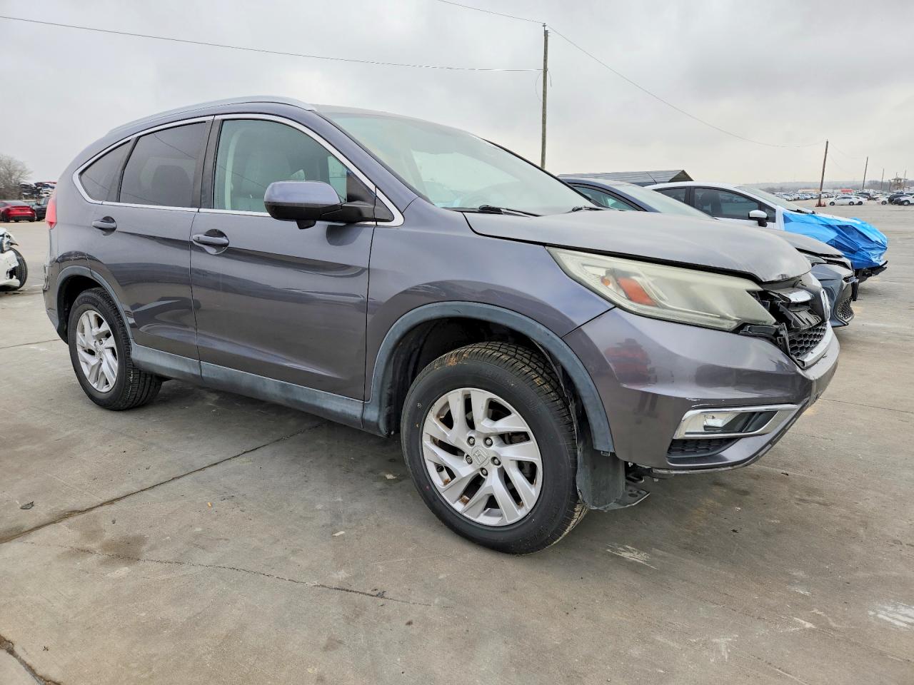 2015 Honda Cr-v Exl Gray vin: 2HKRM4H73FH604657
