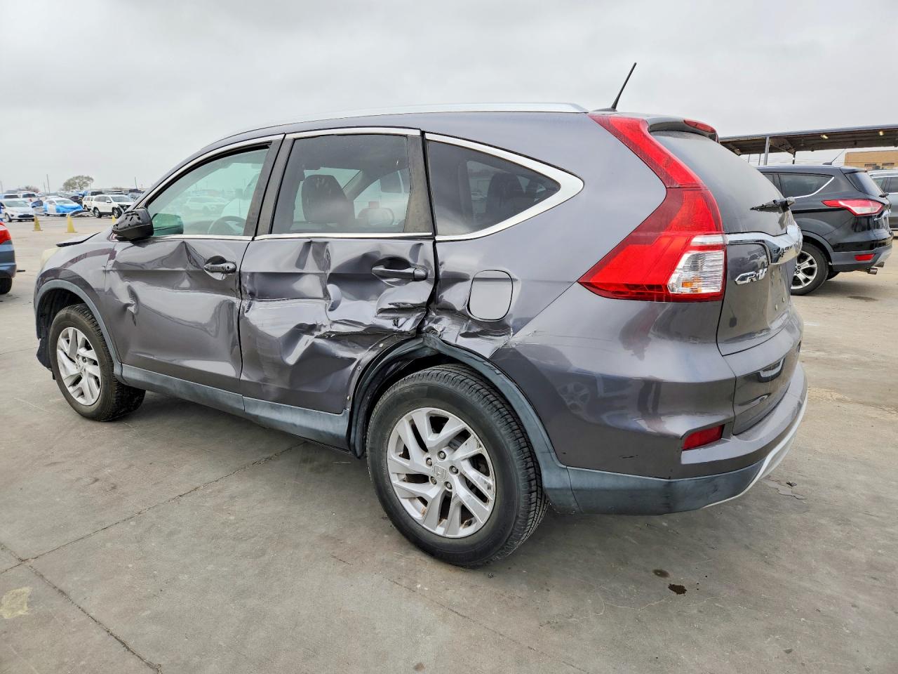 2015 Honda Cr-v Exl Gray vin: 2HKRM4H73FH604657