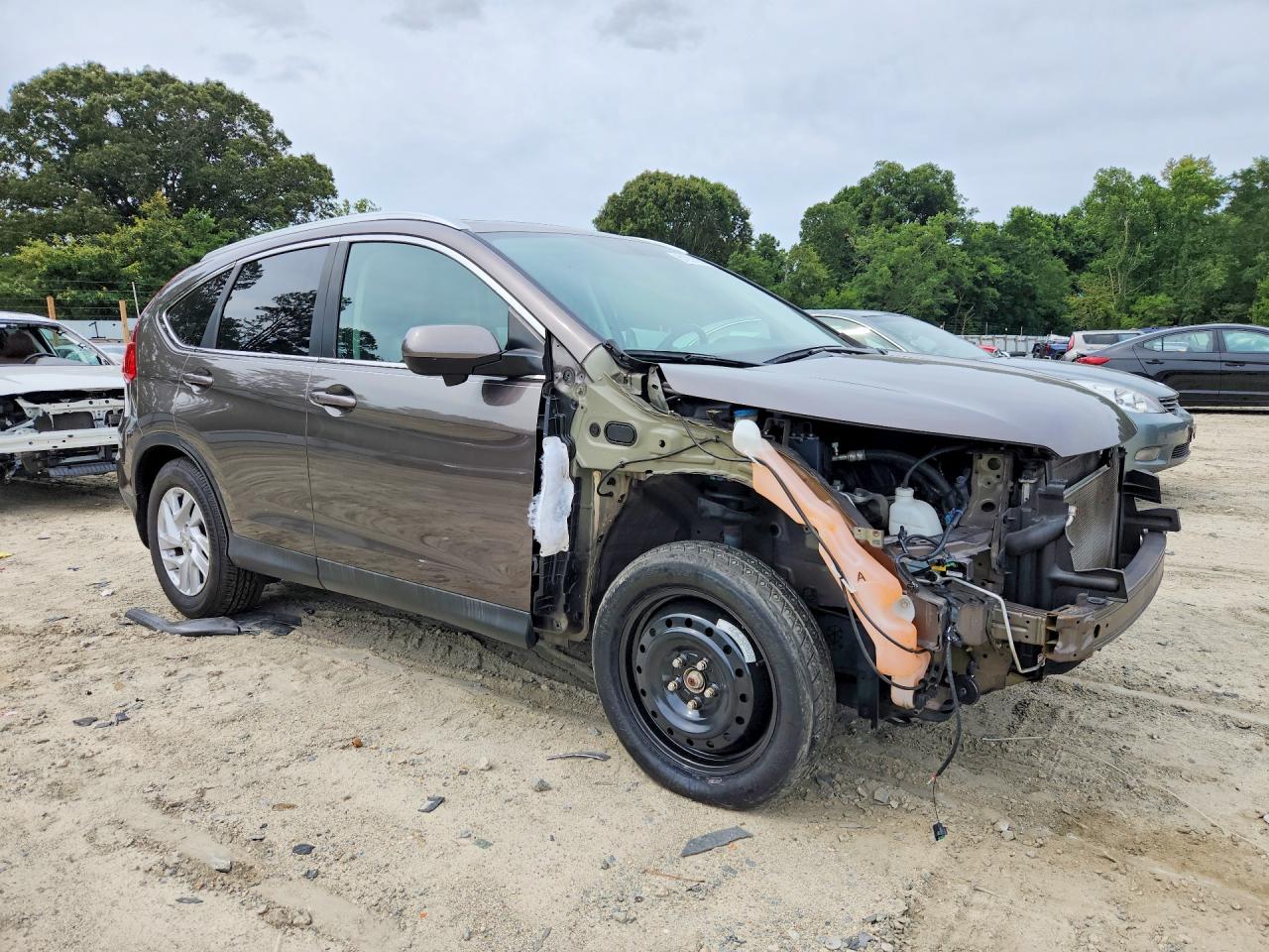 2015 Honda Cr-v Exl Brown vin: 2HKRM4H73FH617019
