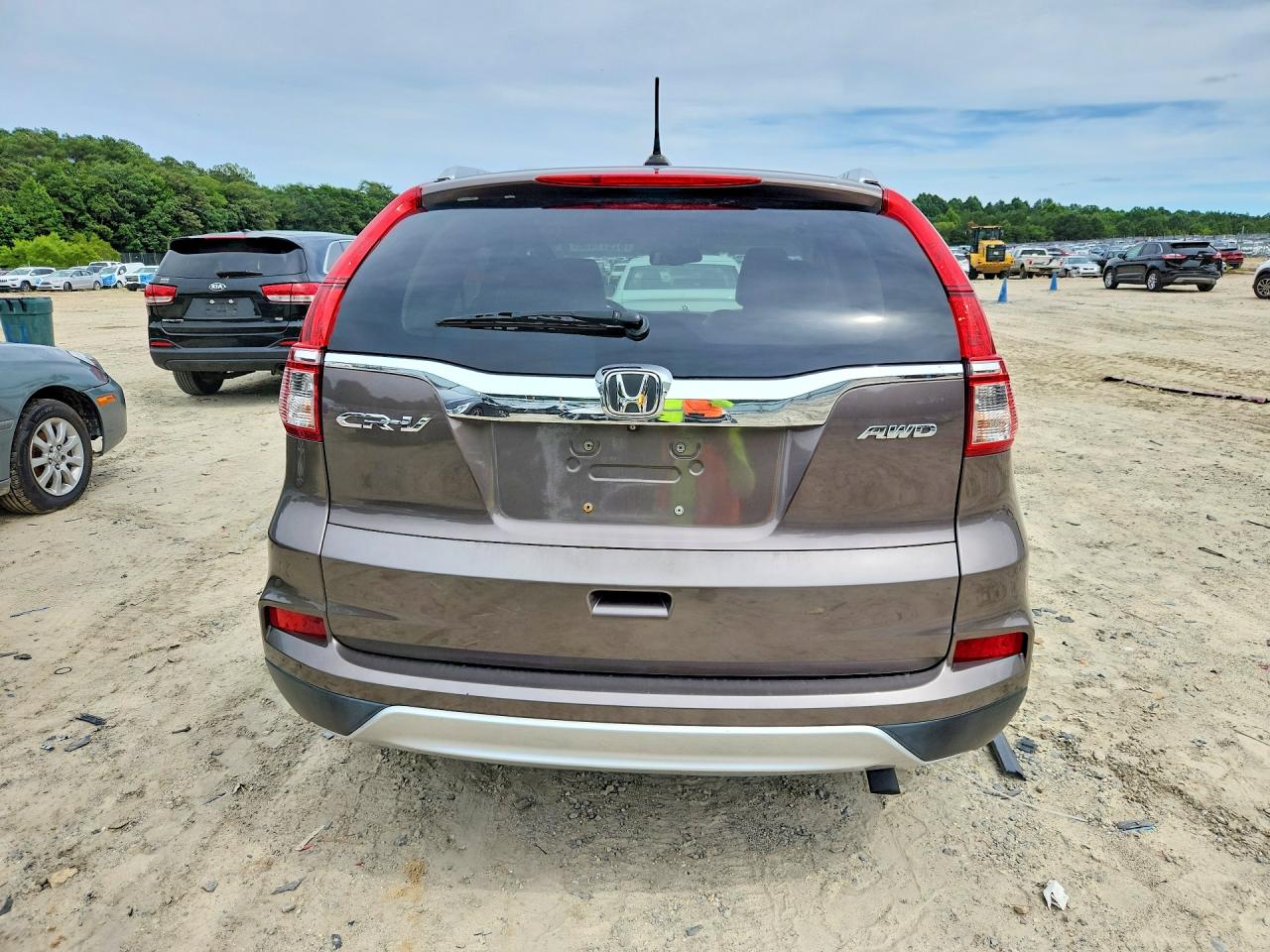 2015 Honda Cr-v Exl Brown vin: 2HKRM4H73FH617019