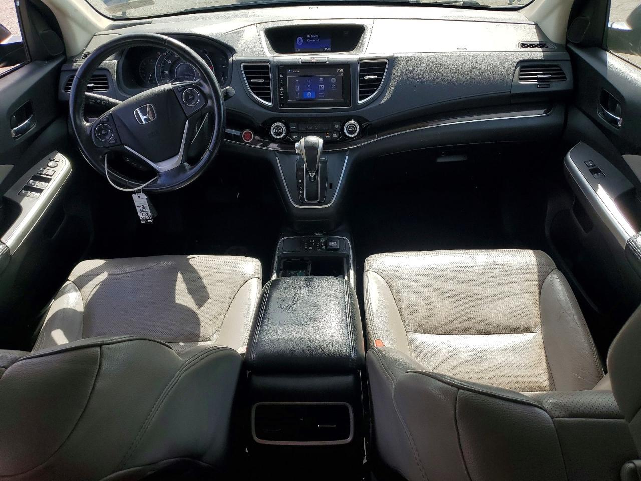 2015 Honda Cr-v Exl Blue vin: 2HKRM4H73FH620891