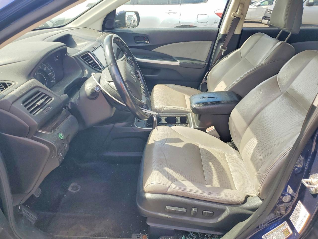 2015 Honda Cr-v Exl Blue vin: 2HKRM4H73FH620891
