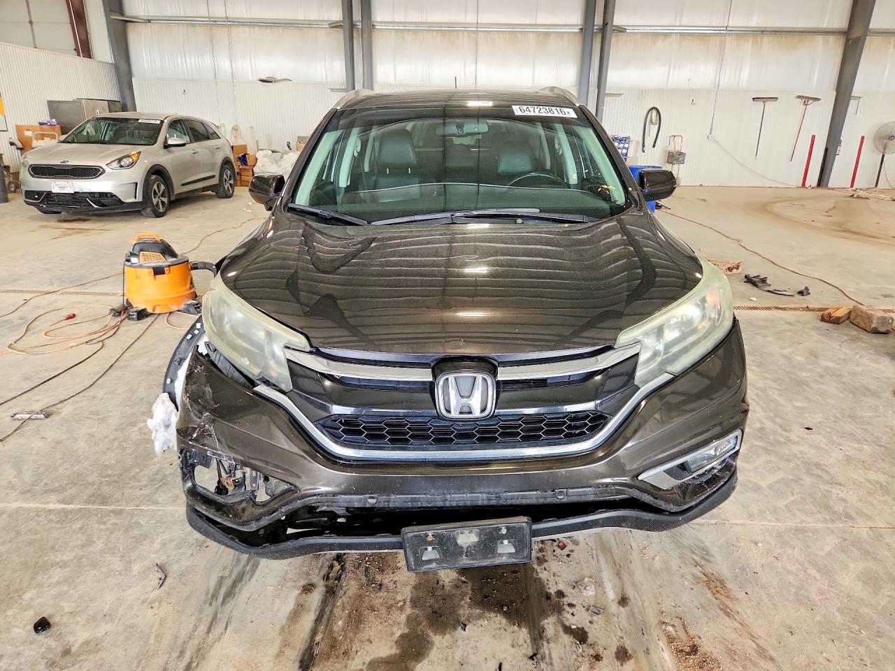 2015 Honda Cr-v Exl Brown vin: 2HKRM4H73FH625489