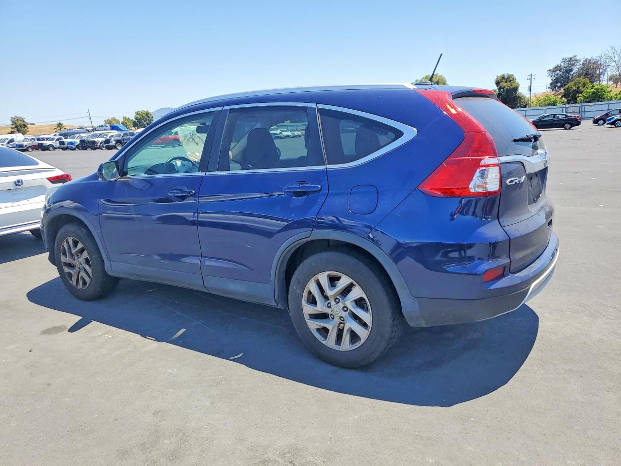 2015 Honda Cr-v Exl Blue vin: 2HKRM4H73FH641210