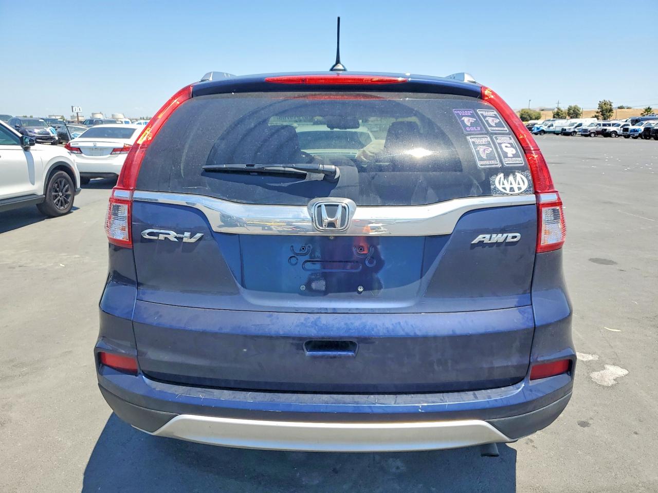 2015 Honda Cr-v Exl Blue vin: 2HKRM4H73FH641210