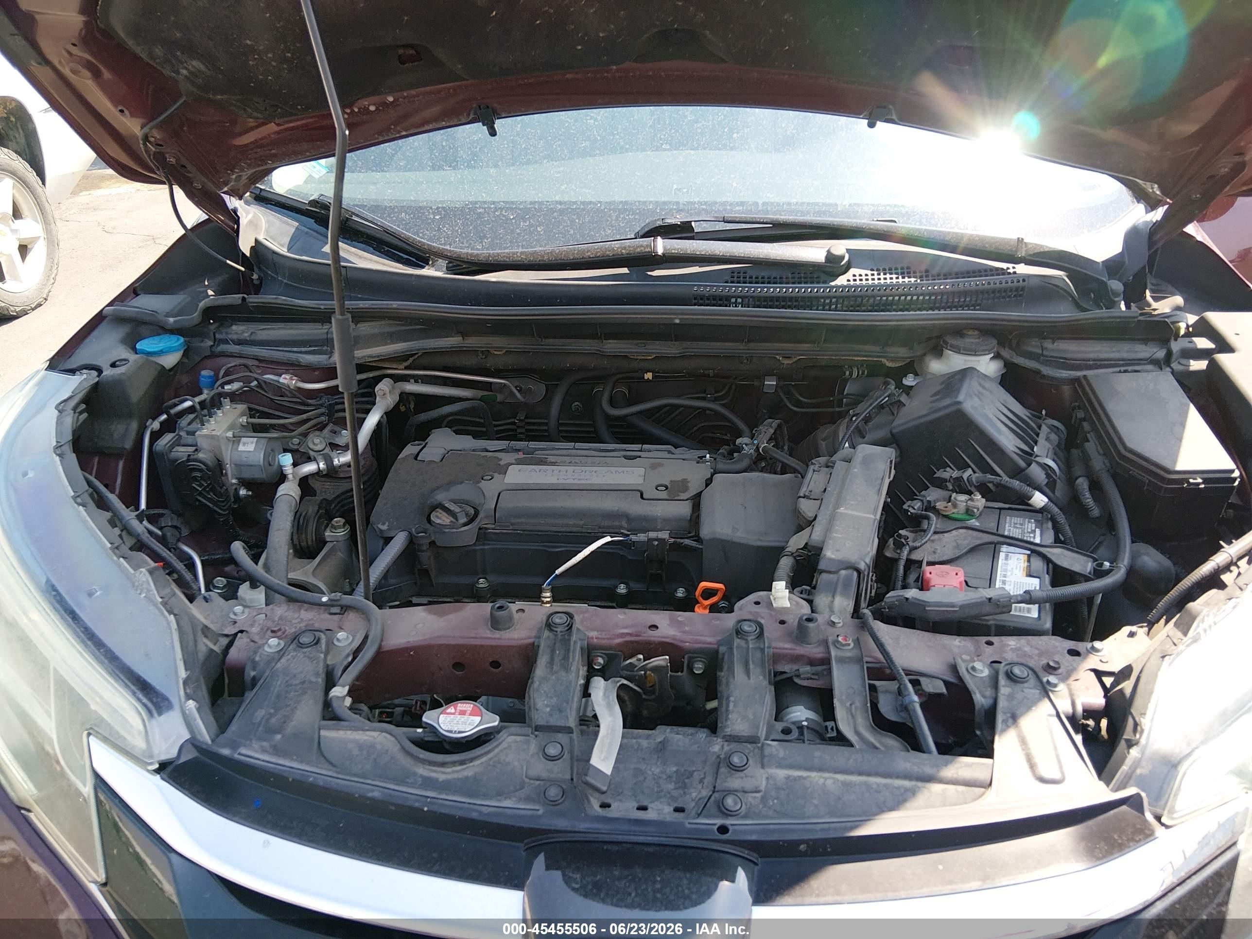 2015 Honda Cr-v Ex-l Бордовый vin: 2HKRM4H73FH641840