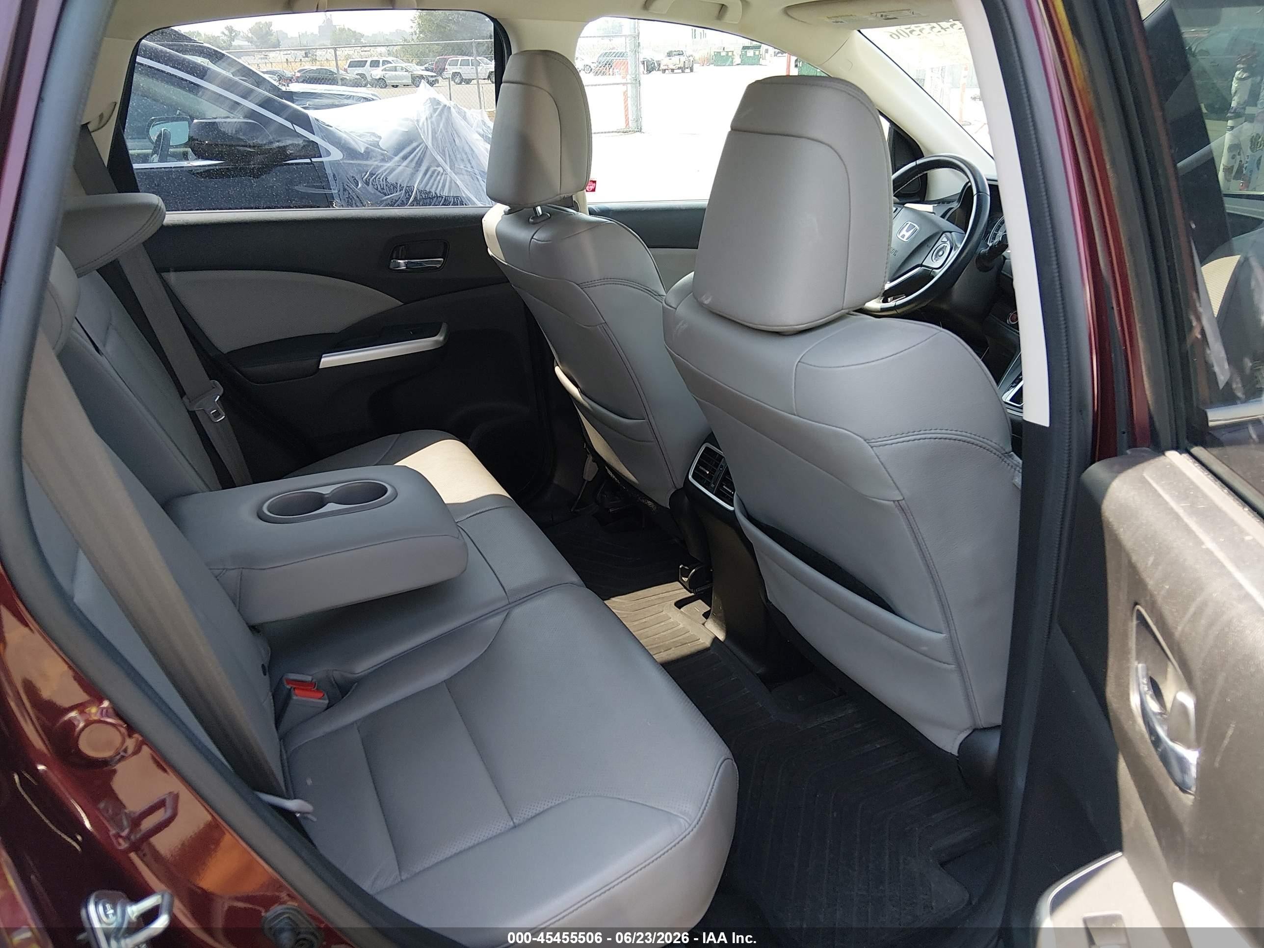2015 Honda Cr-v Ex-l Бордовый vin: 2HKRM4H73FH641840