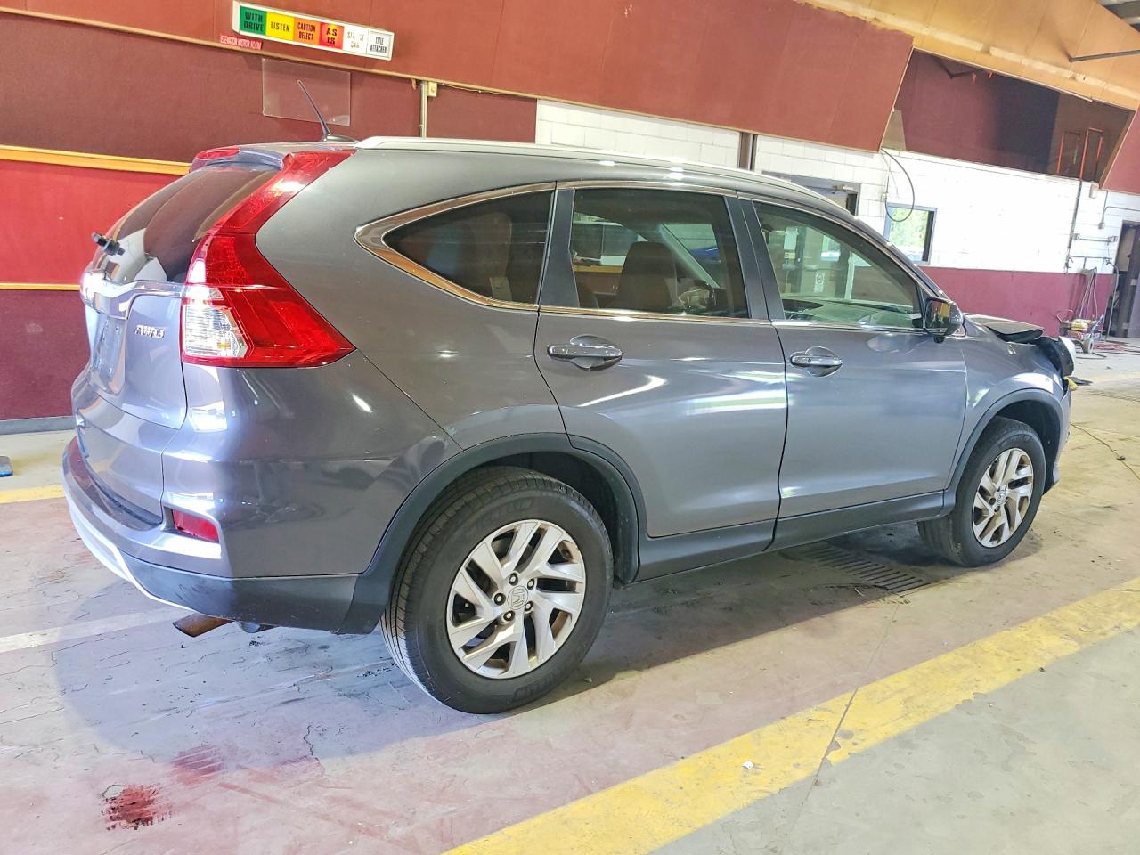 2015 Honda Cr-v Exl Gray vin: 2HKRM4H73FH647248
