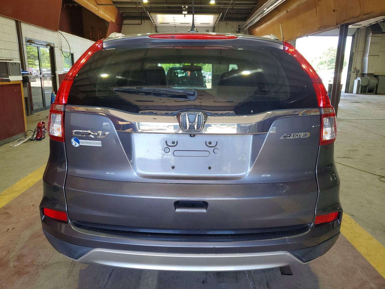 2015 Honda Cr-v Exl Gray vin: 2HKRM4H73FH647248