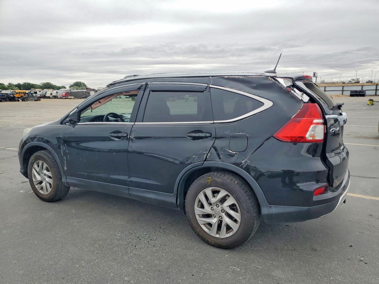 2015 Honda Cr-v Exl Black vin: 2HKRM4H73FH659688
