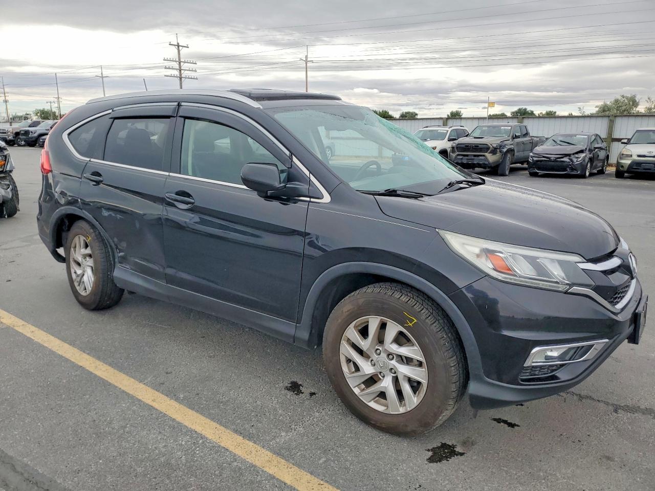 2015 Honda Cr-v Exl Black vin: 2HKRM4H73FH659688
