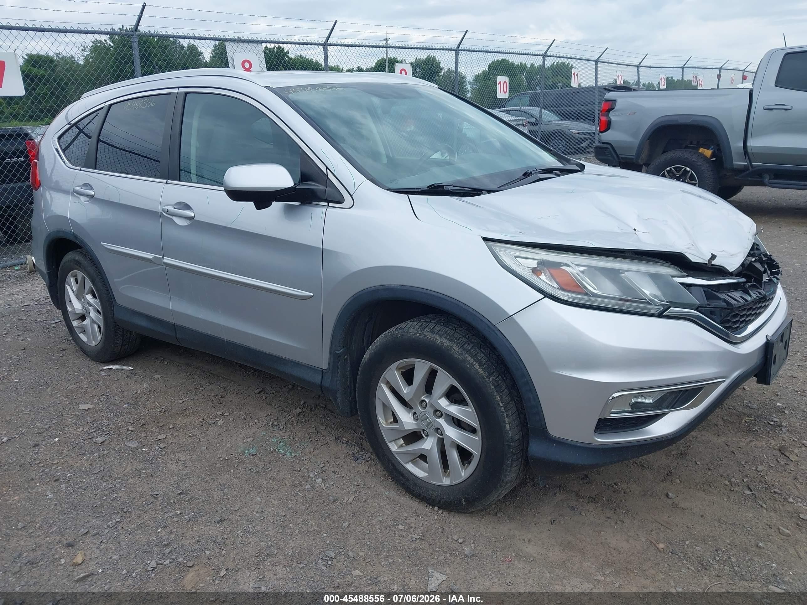 2015 Honda Cr-v Ex-l Silver vin: 2HKRM4H73FH673171