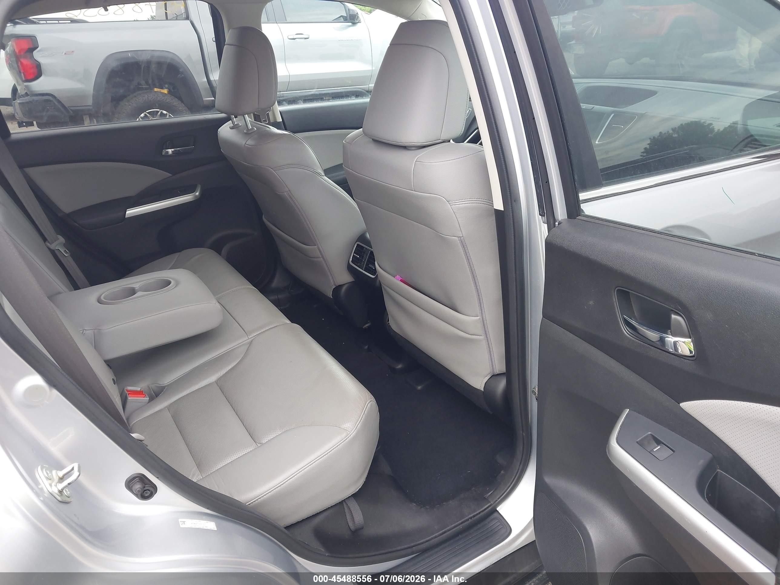 2015 Honda Cr-v Ex-l Silver vin: 2HKRM4H73FH673171