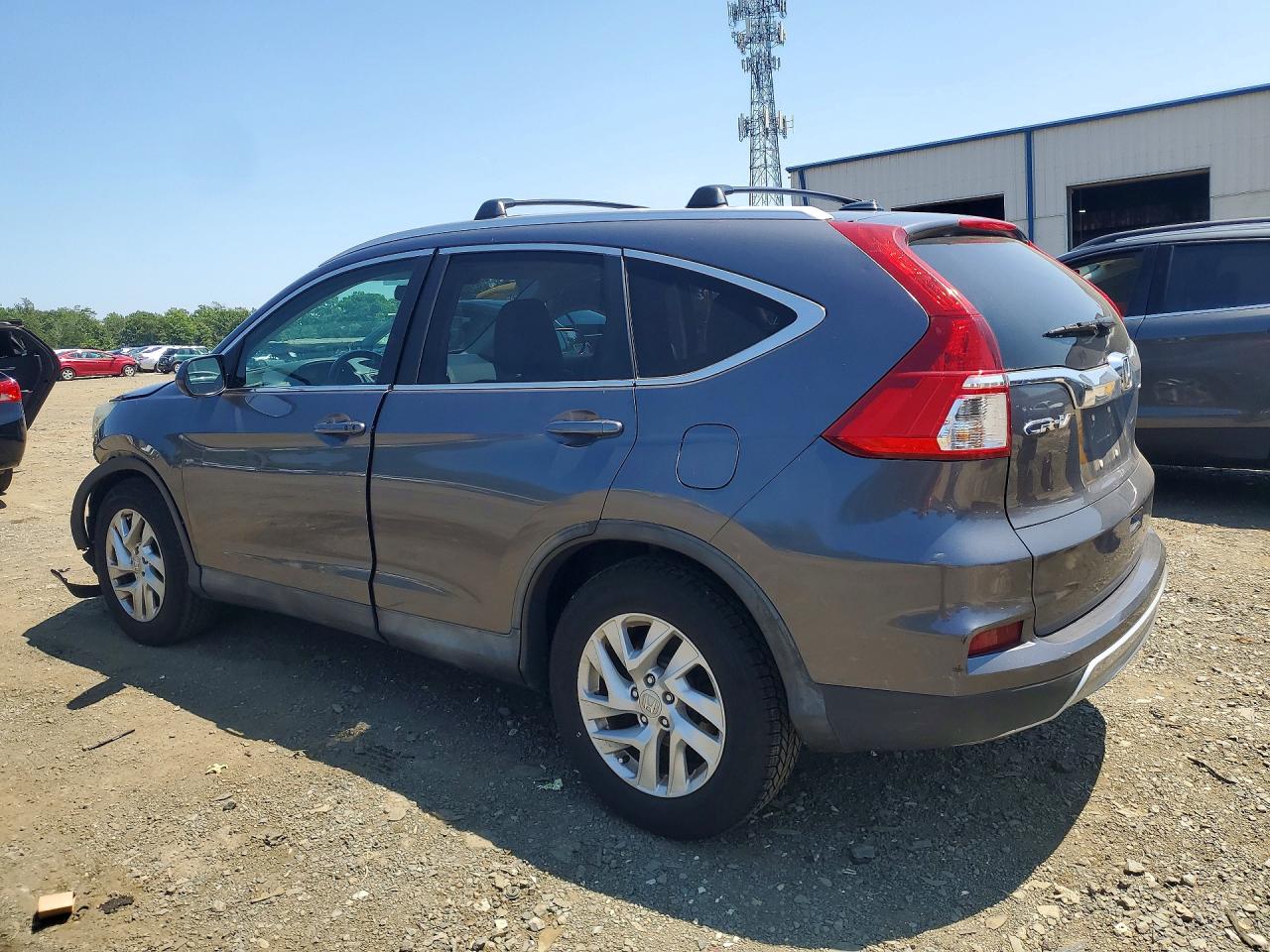2015 Honda Cr-v Exl Gray vin: 2HKRM4H73FH677060