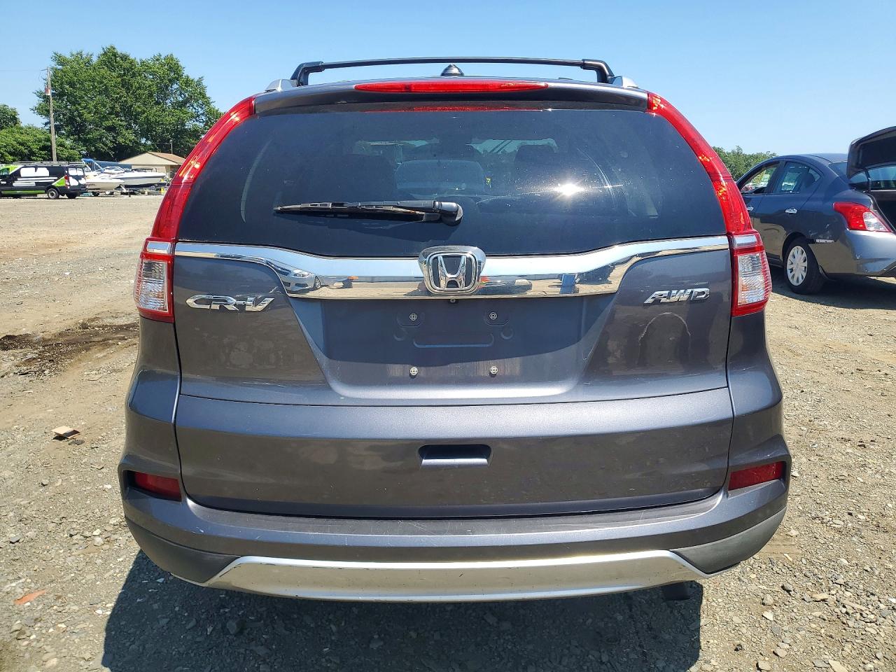 2015 Honda Cr-v Exl Gray vin: 2HKRM4H73FH677060