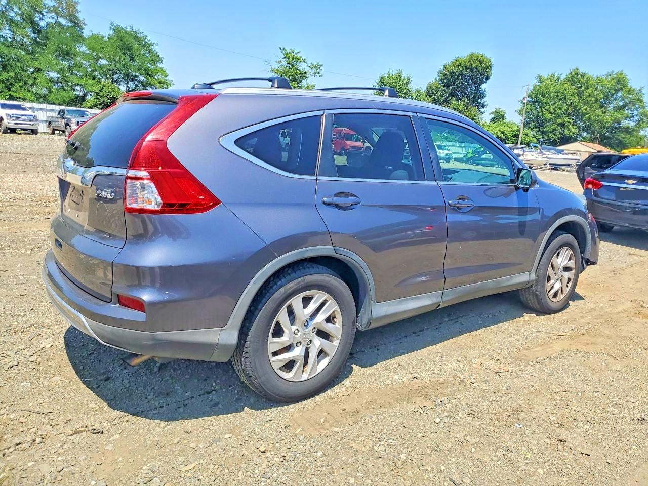 2015 Honda Cr-v Exl Gray vin: 2HKRM4H73FH677060