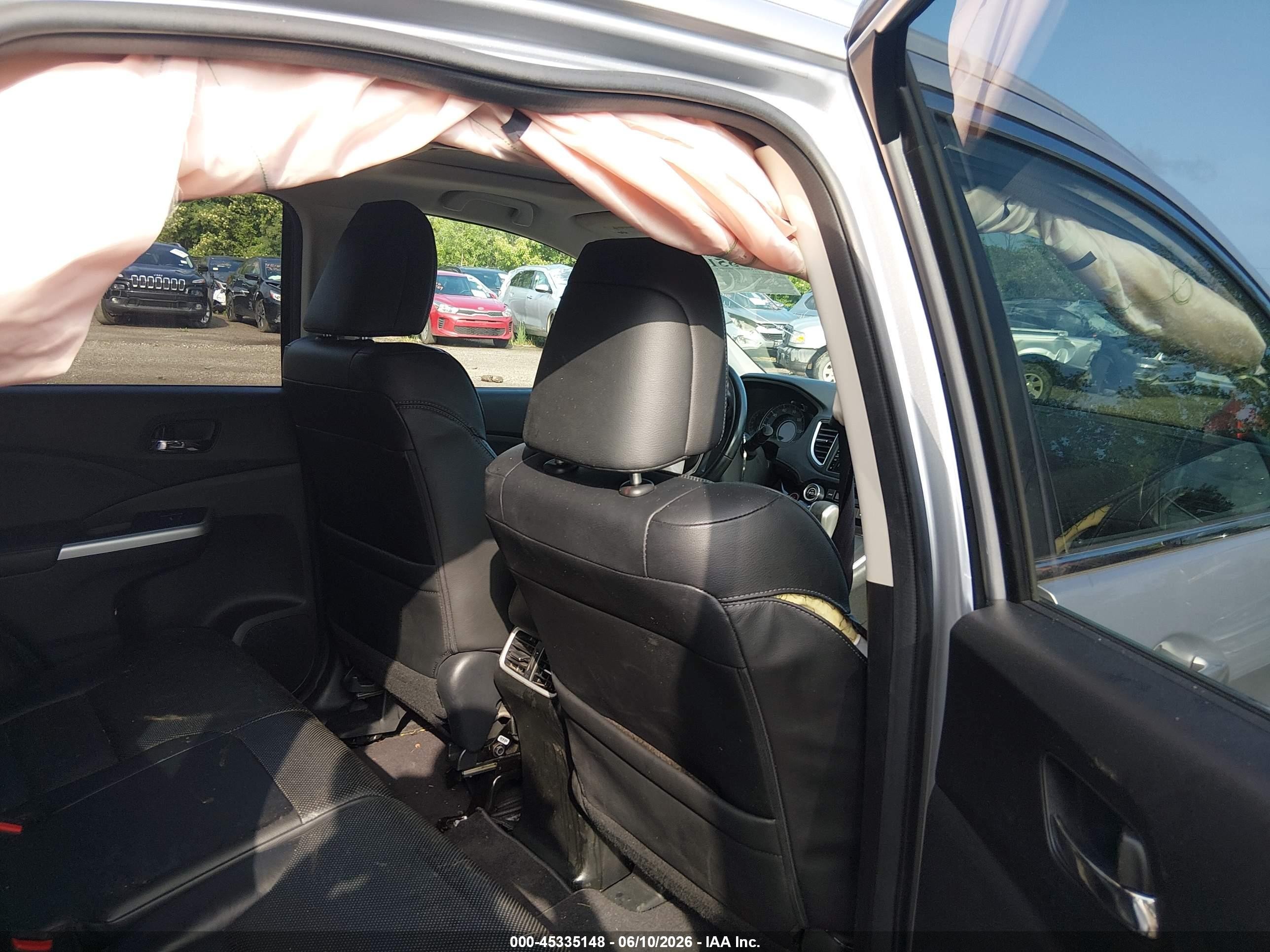 2015 Honda Cr-v Ex-l Серебряный vin: 2HKRM4H73FH677950