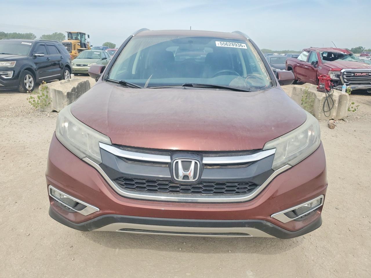 2015 Honda Cr-v Exl Burgundy vin: 2HKRM4H73FH693744