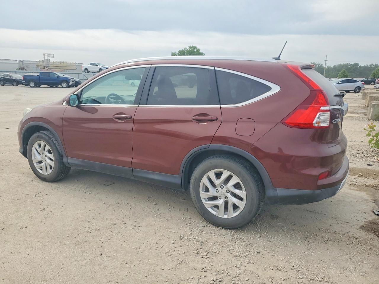 2015 Honda Cr-v Exl Burgundy vin: 2HKRM4H73FH693744