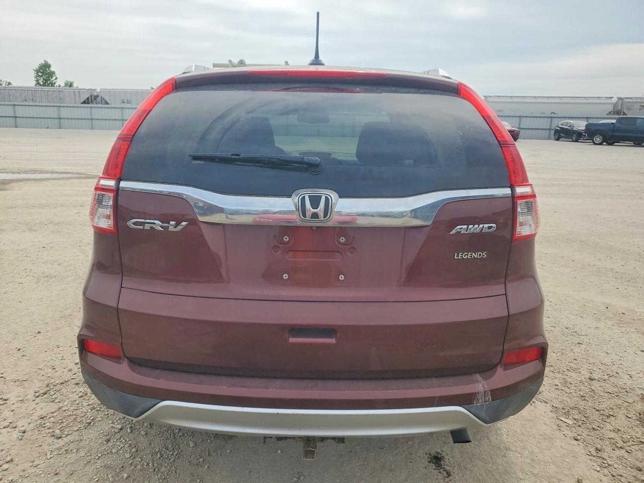 2015 Honda Cr-v Exl Burgundy vin: 2HKRM4H73FH693744
