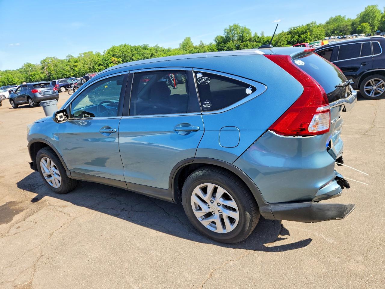 2016 Honda Cr-v Exl Blue vin: 2HKRM4H73GH694698