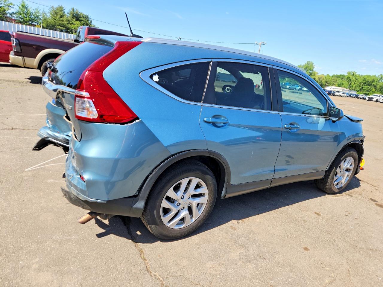 2016 Honda Cr-v Exl Blue vin: 2HKRM4H73GH694698