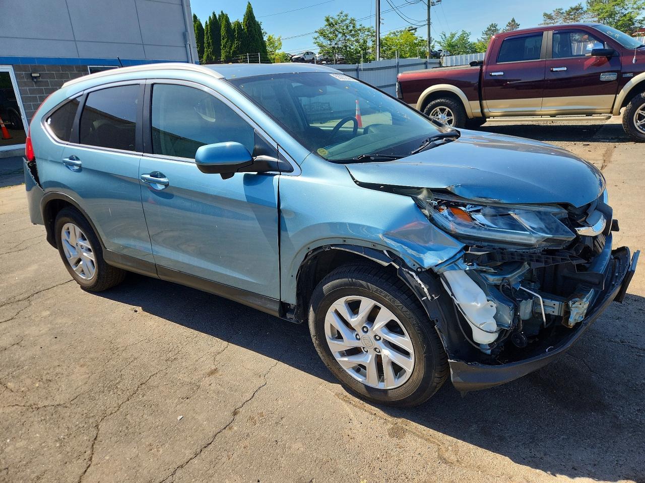 2016 Honda Cr-v Exl Blue vin: 2HKRM4H73GH694698