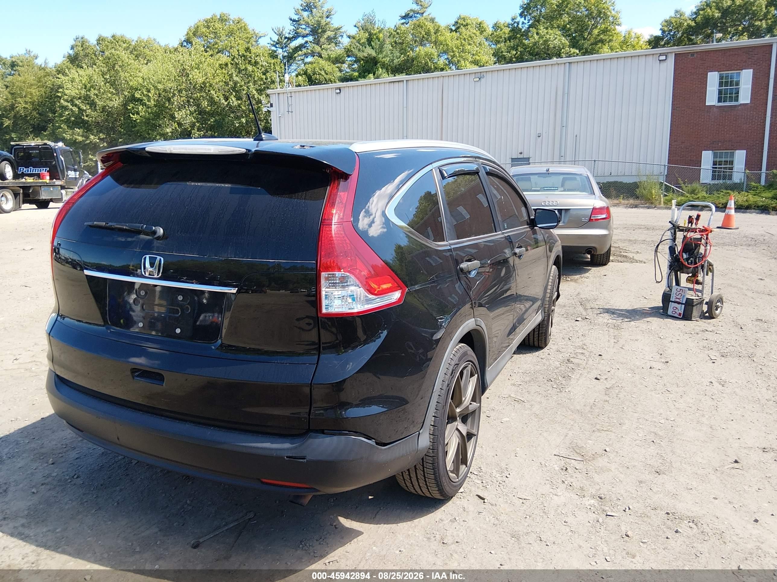 2012 Honda Cr-v Ex-l Black vin: 2HKRM4H74CH607935