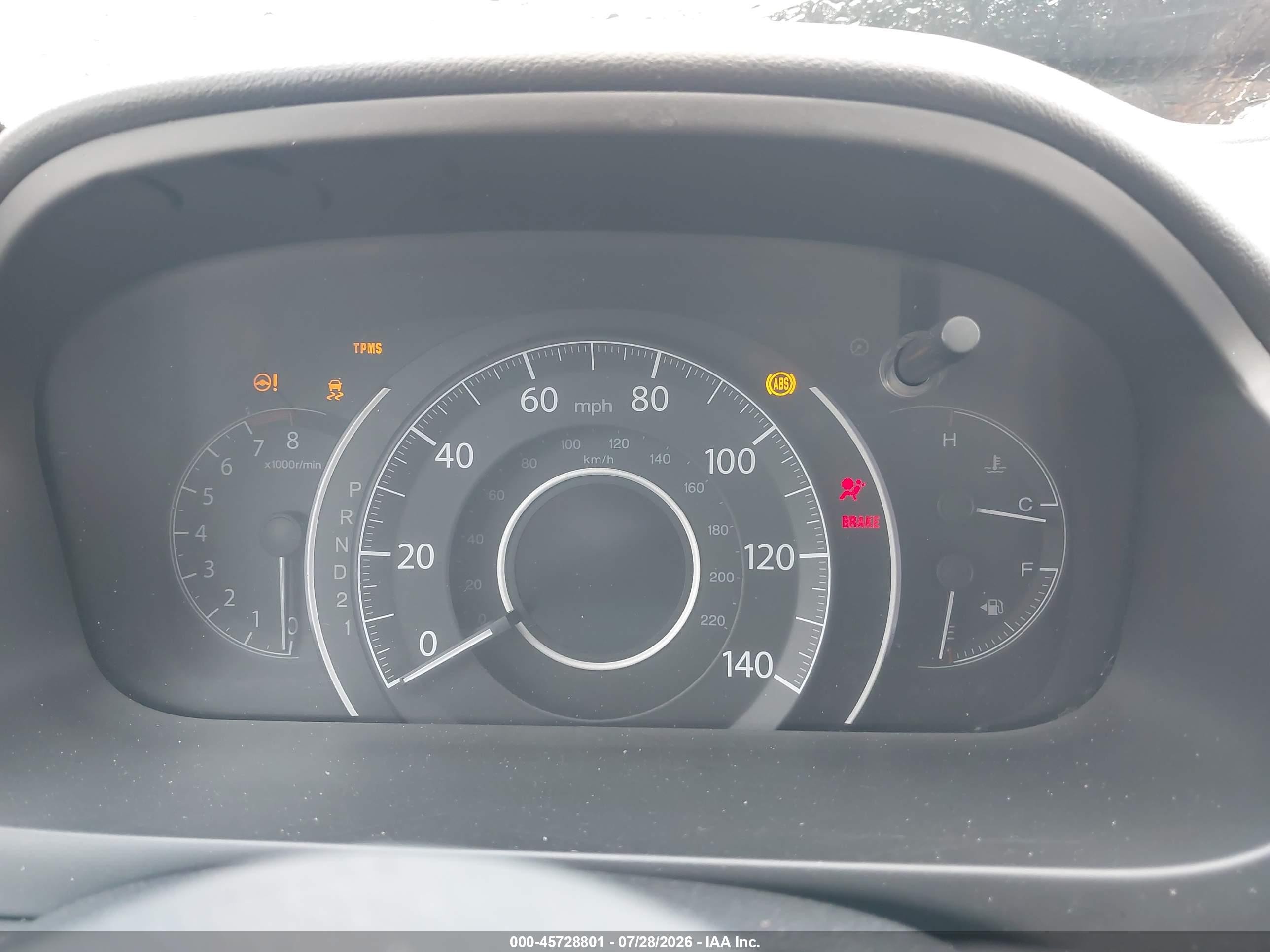 2012 Honda Cr-v Ex-l Dark Blue vin: 2HKRM4H74CH611693