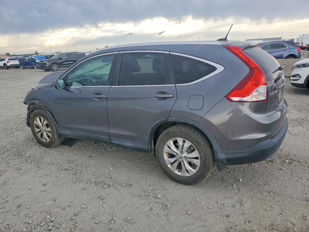 2013 Honda Cr-v Exl Gray vin: 2HKRM4H74DH611730