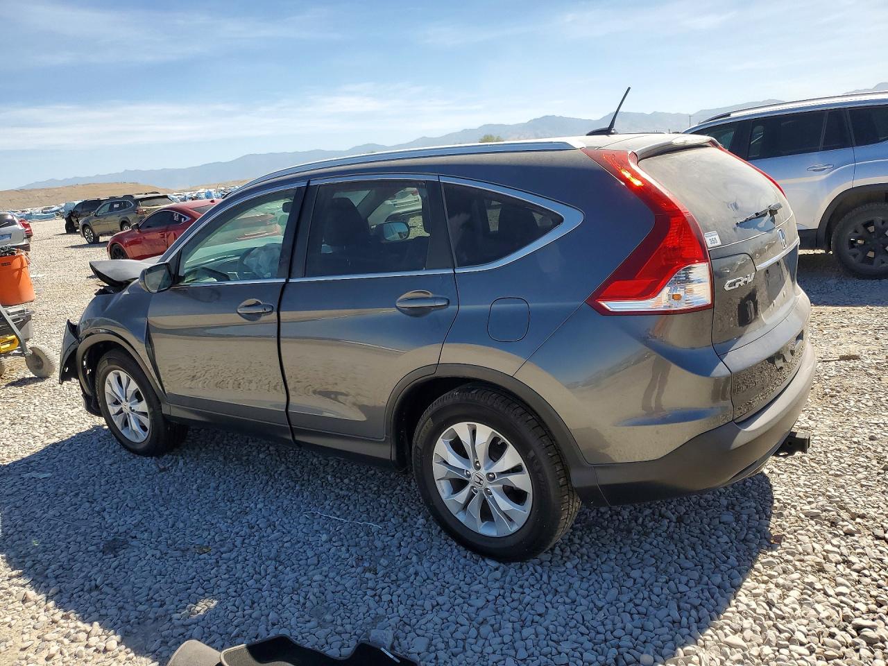 2013 Honda Cr-v Exl Gray vin: 2HKRM4H74DH643657