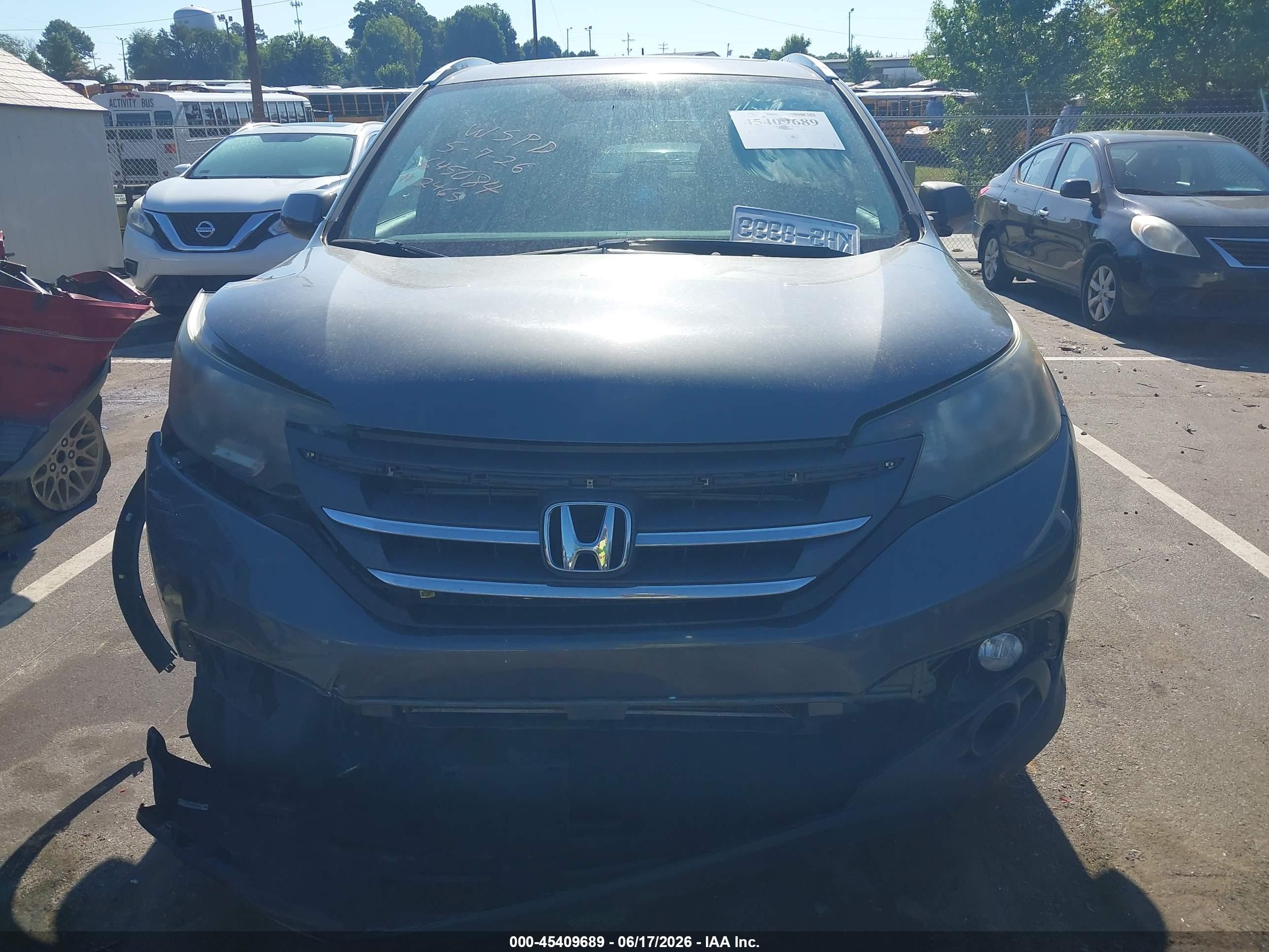 2013 Honda Cr-v Ex-l Gray vin: 2HKRM4H74DH645084