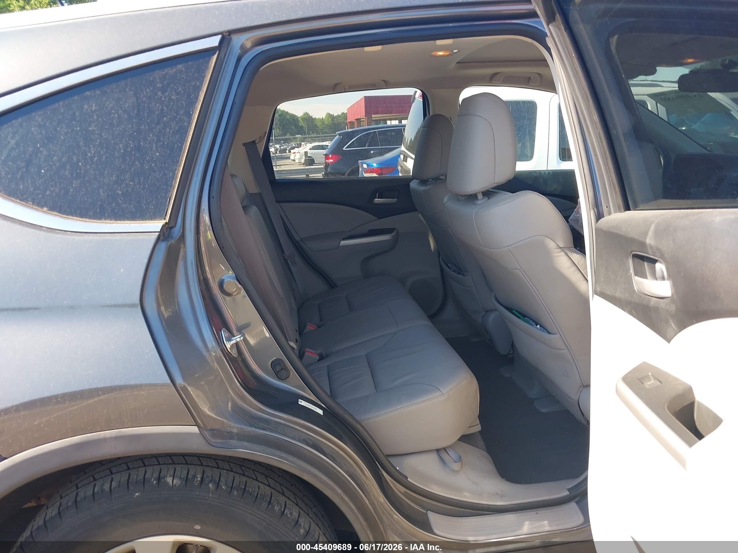 2013 Honda Cr-v Ex-l Gray vin: 2HKRM4H74DH645084