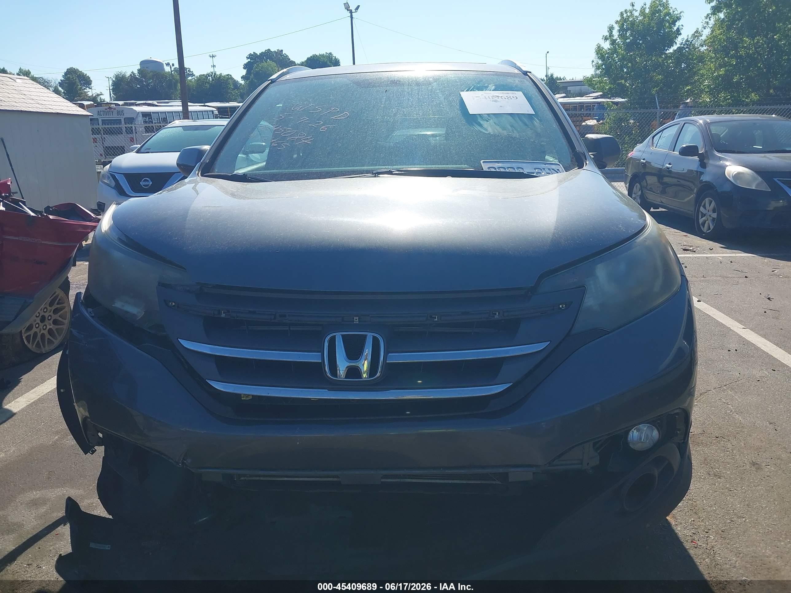 2013 Honda Cr-v Ex-l Gray vin: 2HKRM4H74DH645084
