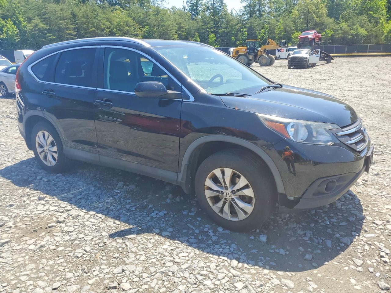 2013 Honda Cr-v Exl Black vin: 2HKRM4H74DH652536