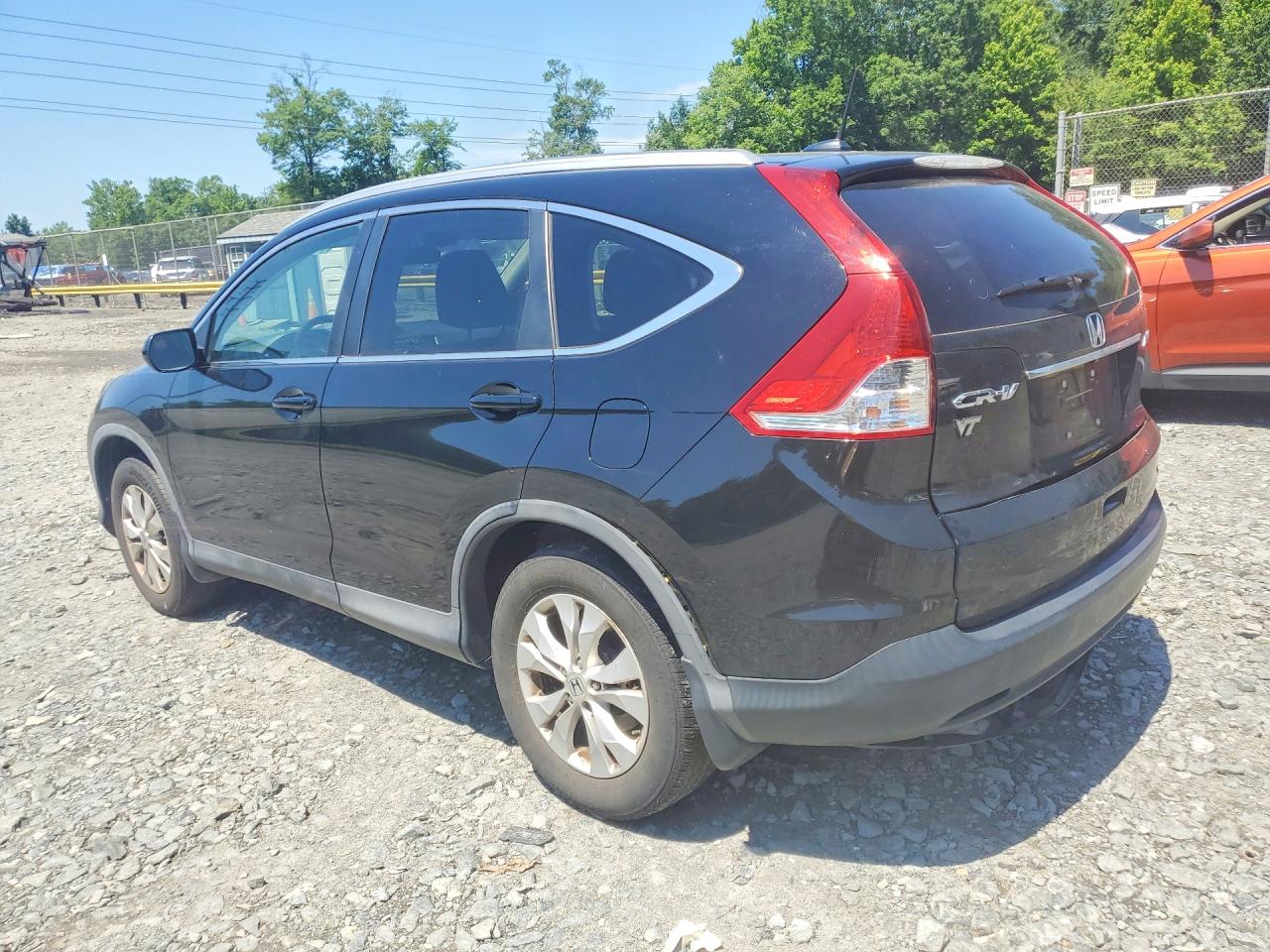 2013 Honda Cr-v Exl Black vin: 2HKRM4H74DH652536