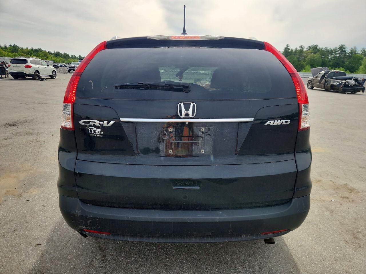 2013 Honda Cr-v Exl Black vin: 2HKRM4H74DH652892