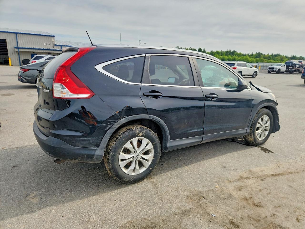 2013 Honda Cr-v Exl Black vin: 2HKRM4H74DH652892