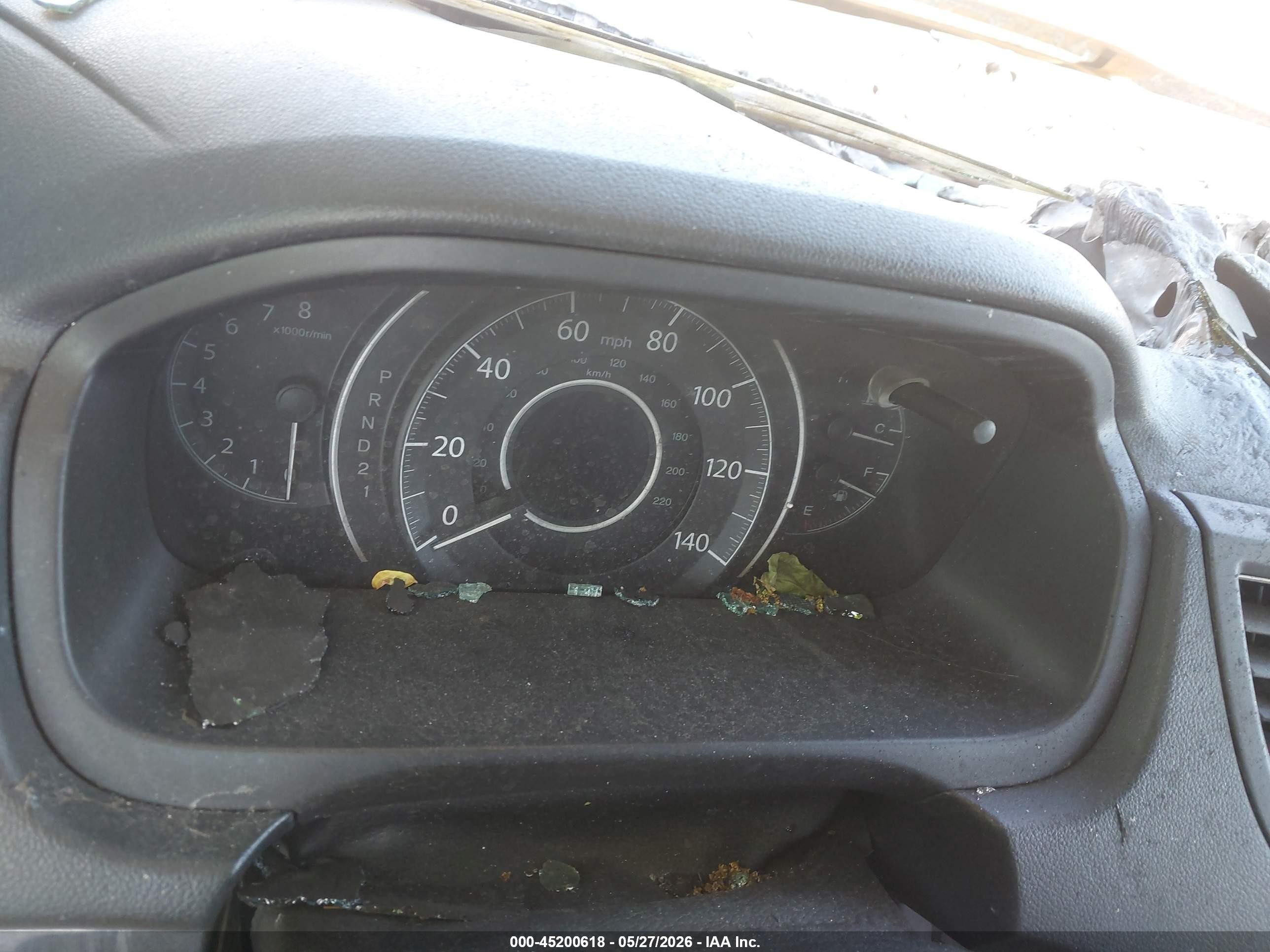 2013 Honda Cr-v Ex-l Серый vin: 2HKRM4H74DH655047