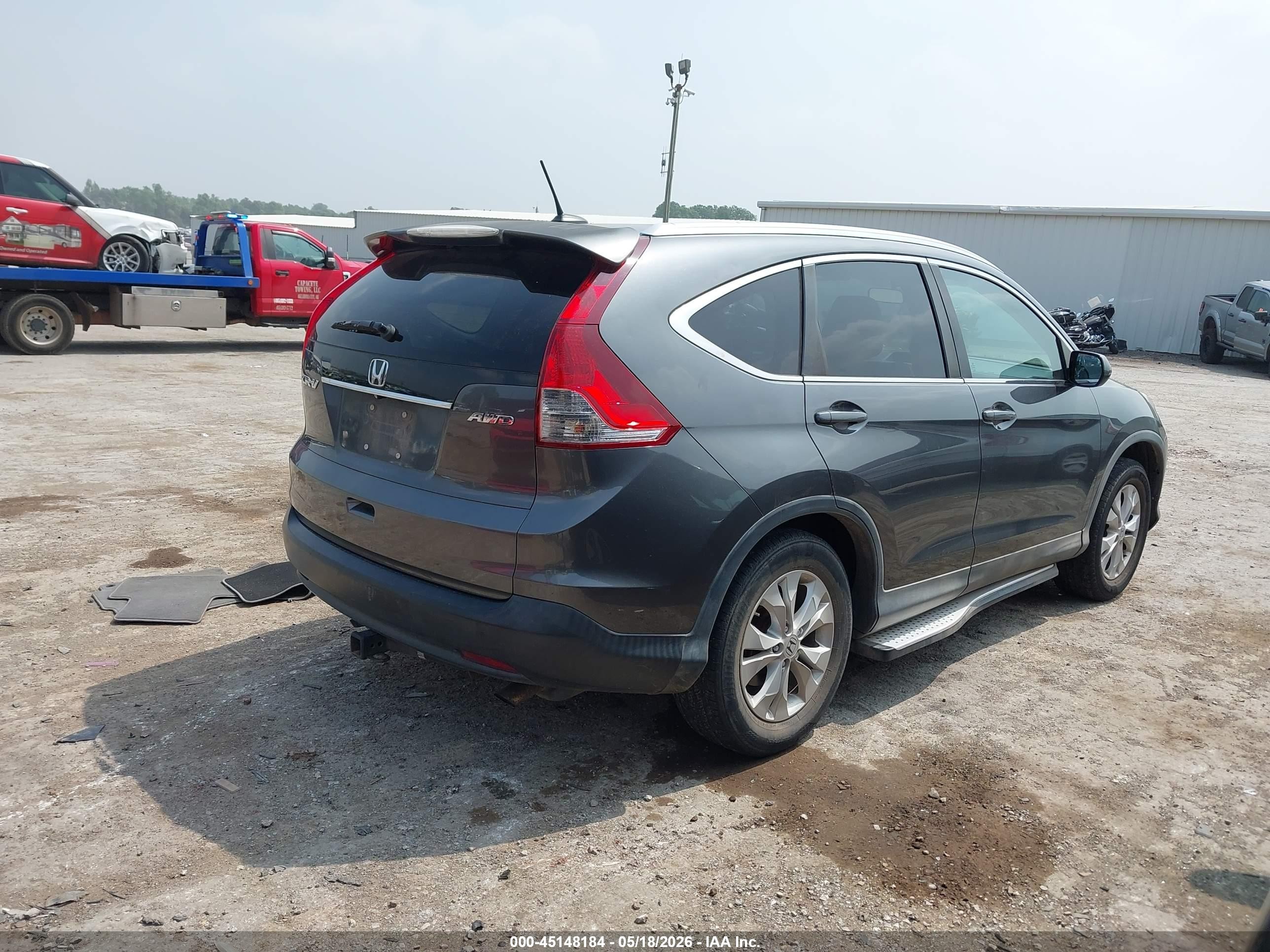 2013 Honda Cr-v Ex-l Серый vin: 2HKRM4H74DH666047