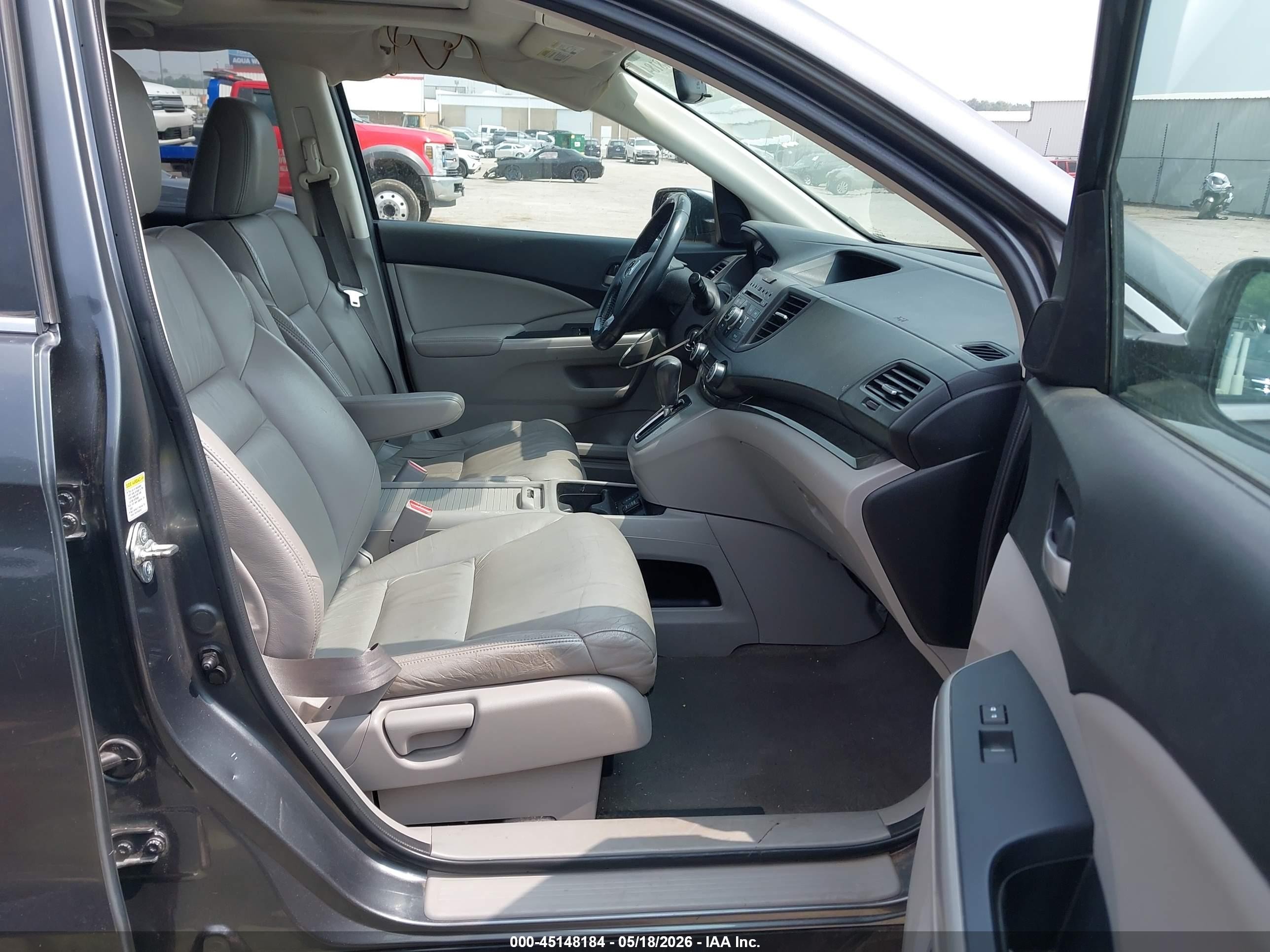 2013 Honda Cr-v Ex-l Серый vin: 2HKRM4H74DH666047