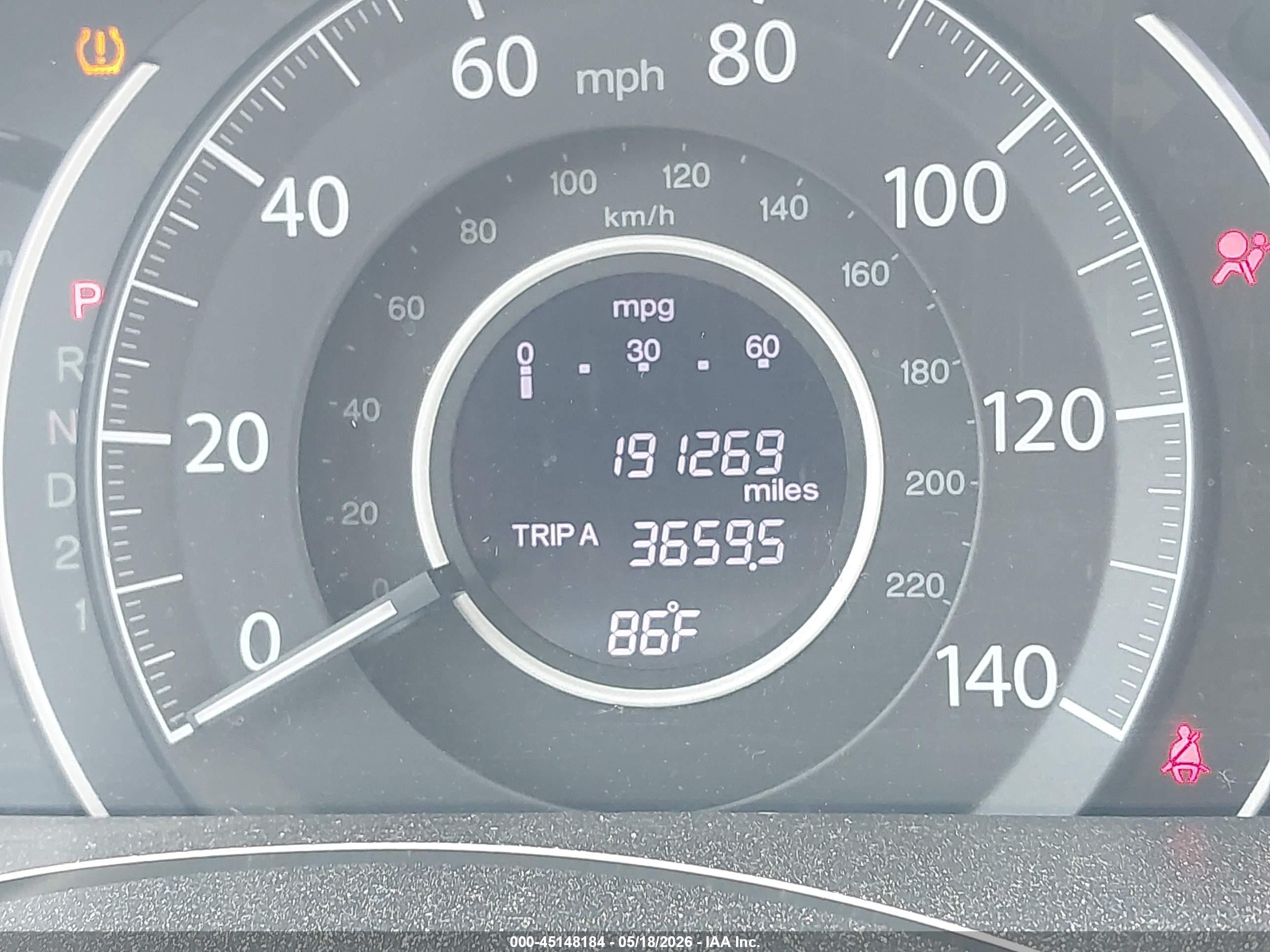 2013 Honda Cr-v Ex-l Серый vin: 2HKRM4H74DH666047