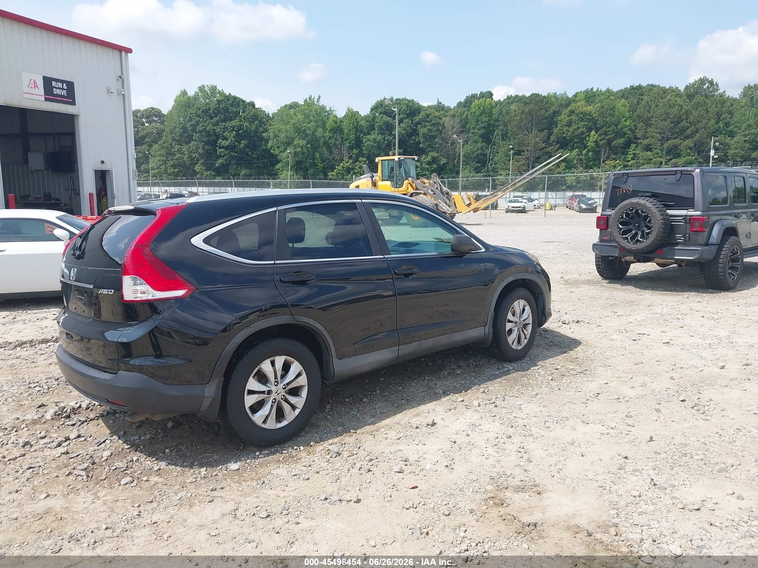 2013 Honda Cr-v Ex-l Black vin: 2HKRM4H74DH667831