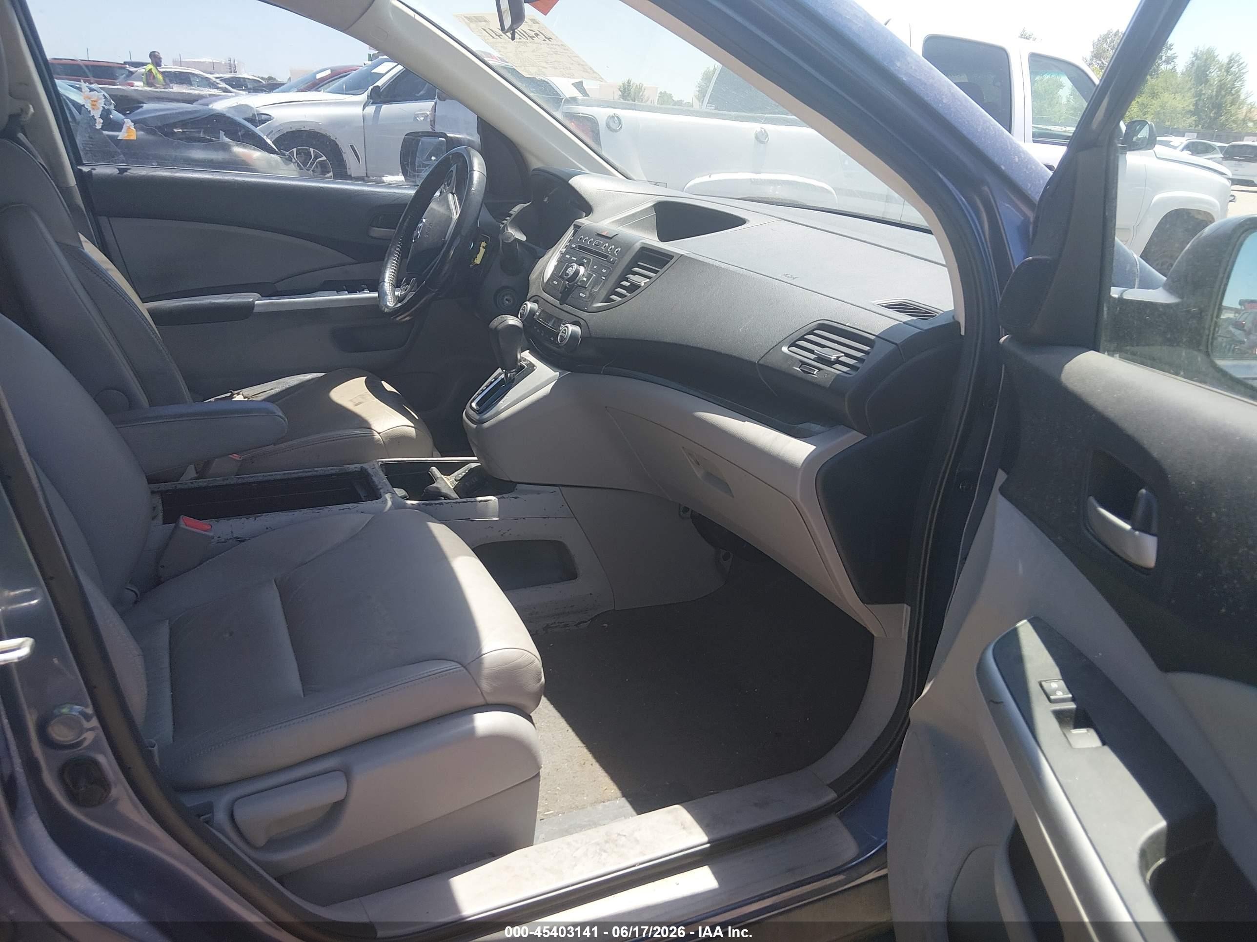 2013 Honda Cr-v Ex-l Синий vin: 2HKRM4H74DH676514