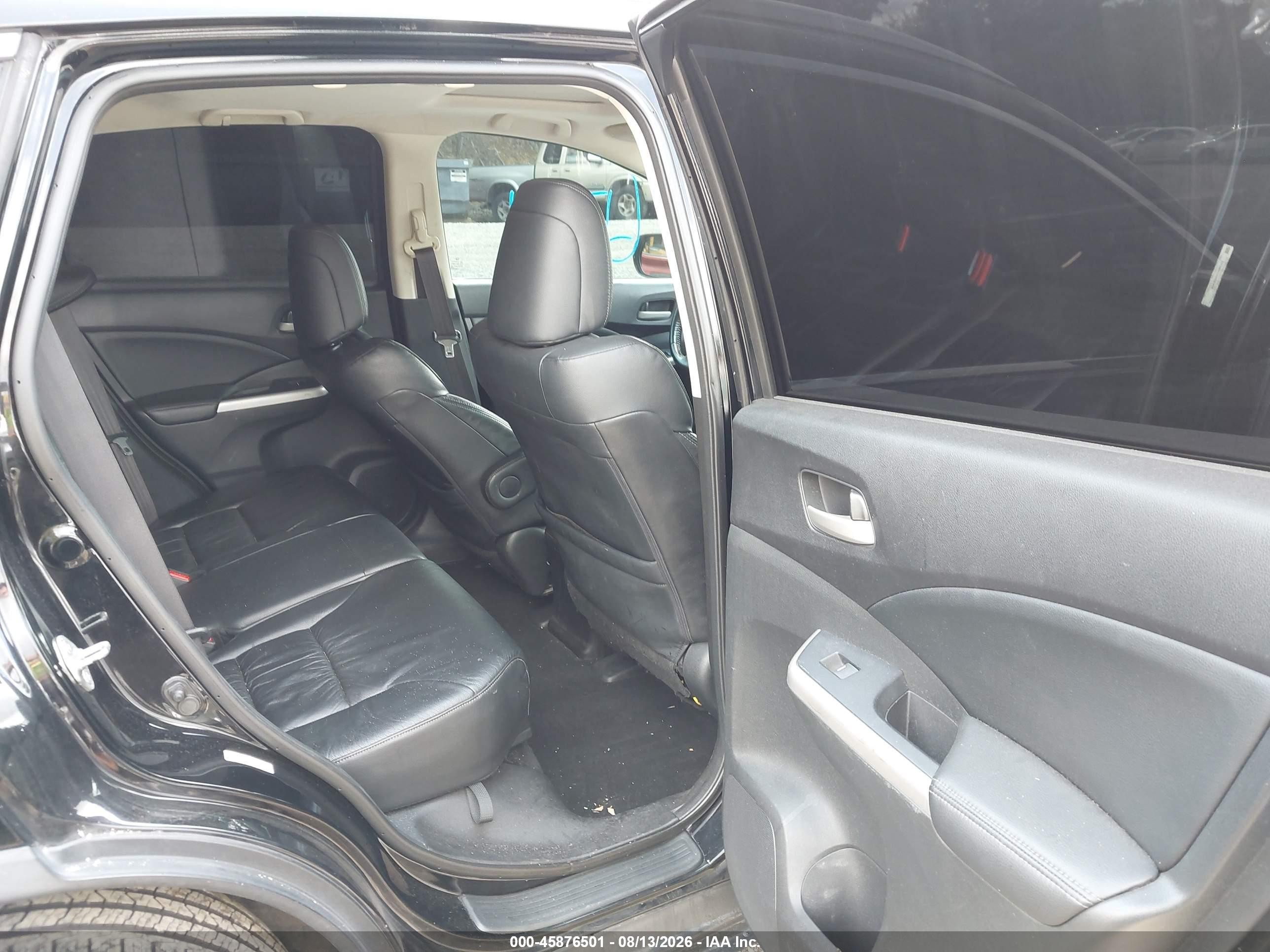 2013 Honda Cr-v Ex-l Черный vin: 2HKRM4H74DH681938