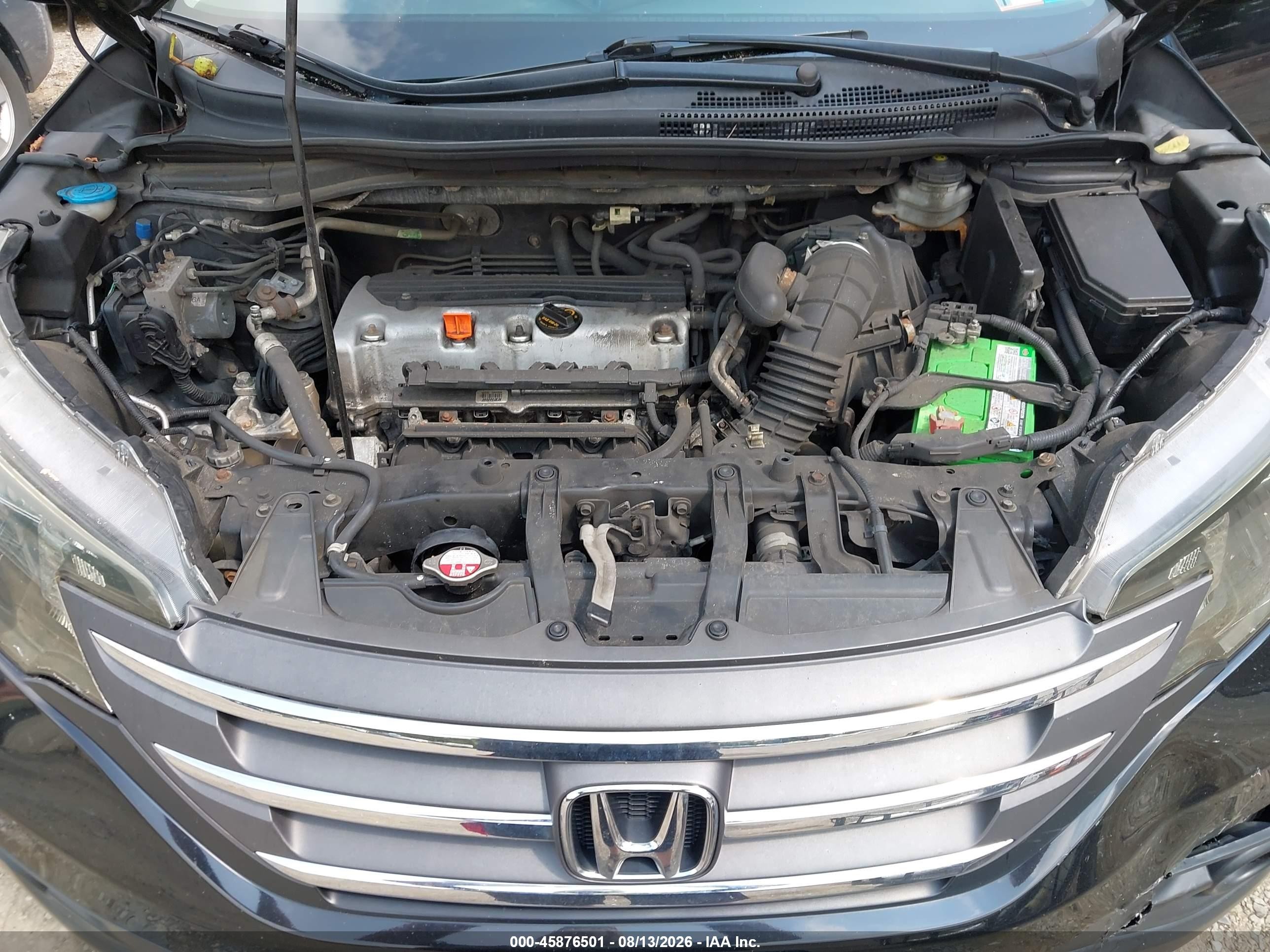 2013 Honda Cr-v Ex-l Черный vin: 2HKRM4H74DH681938
