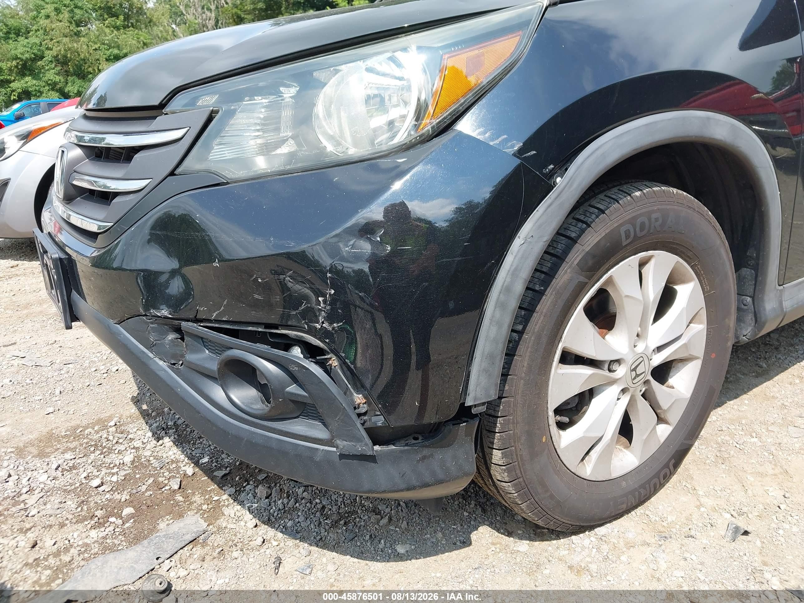 2013 Honda Cr-v Ex-l Черный vin: 2HKRM4H74DH681938