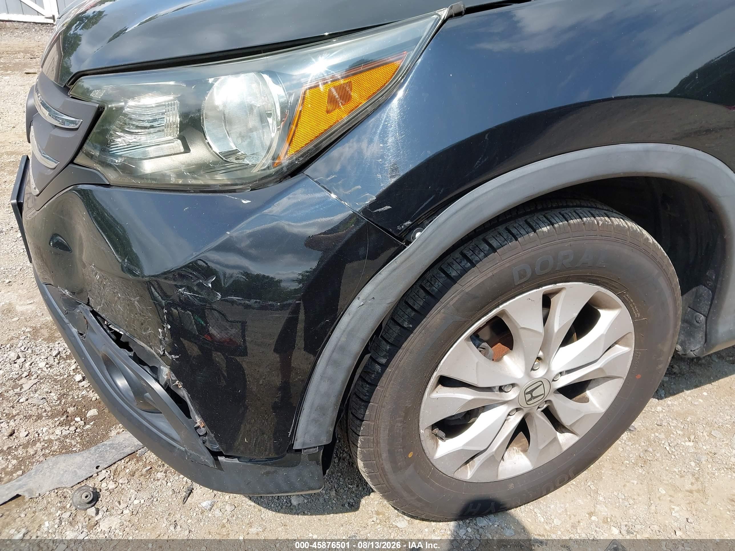 2013 Honda Cr-v Ex-l Черный vin: 2HKRM4H74DH681938