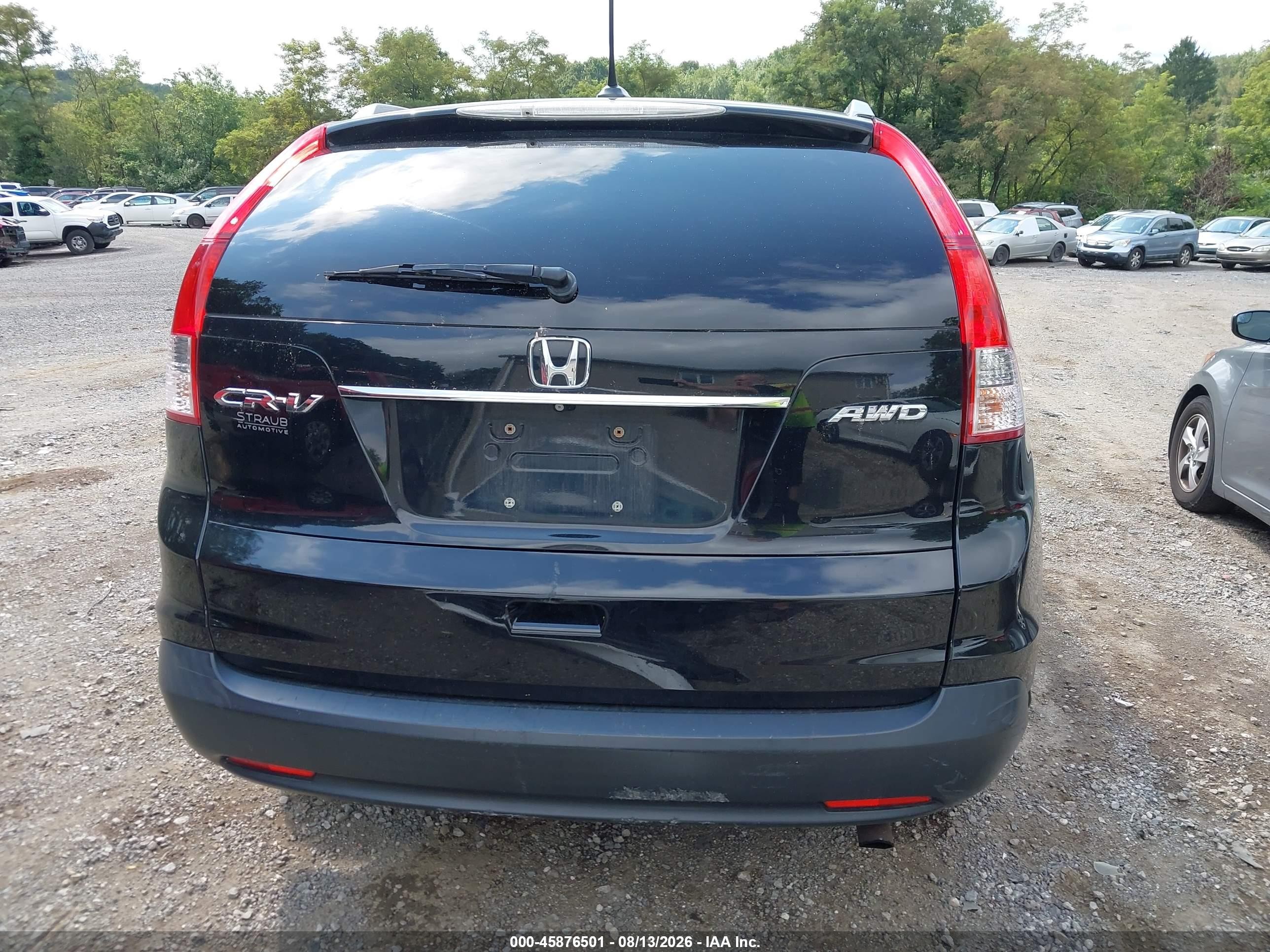 2013 Honda Cr-v Ex-l Черный vin: 2HKRM4H74DH681938