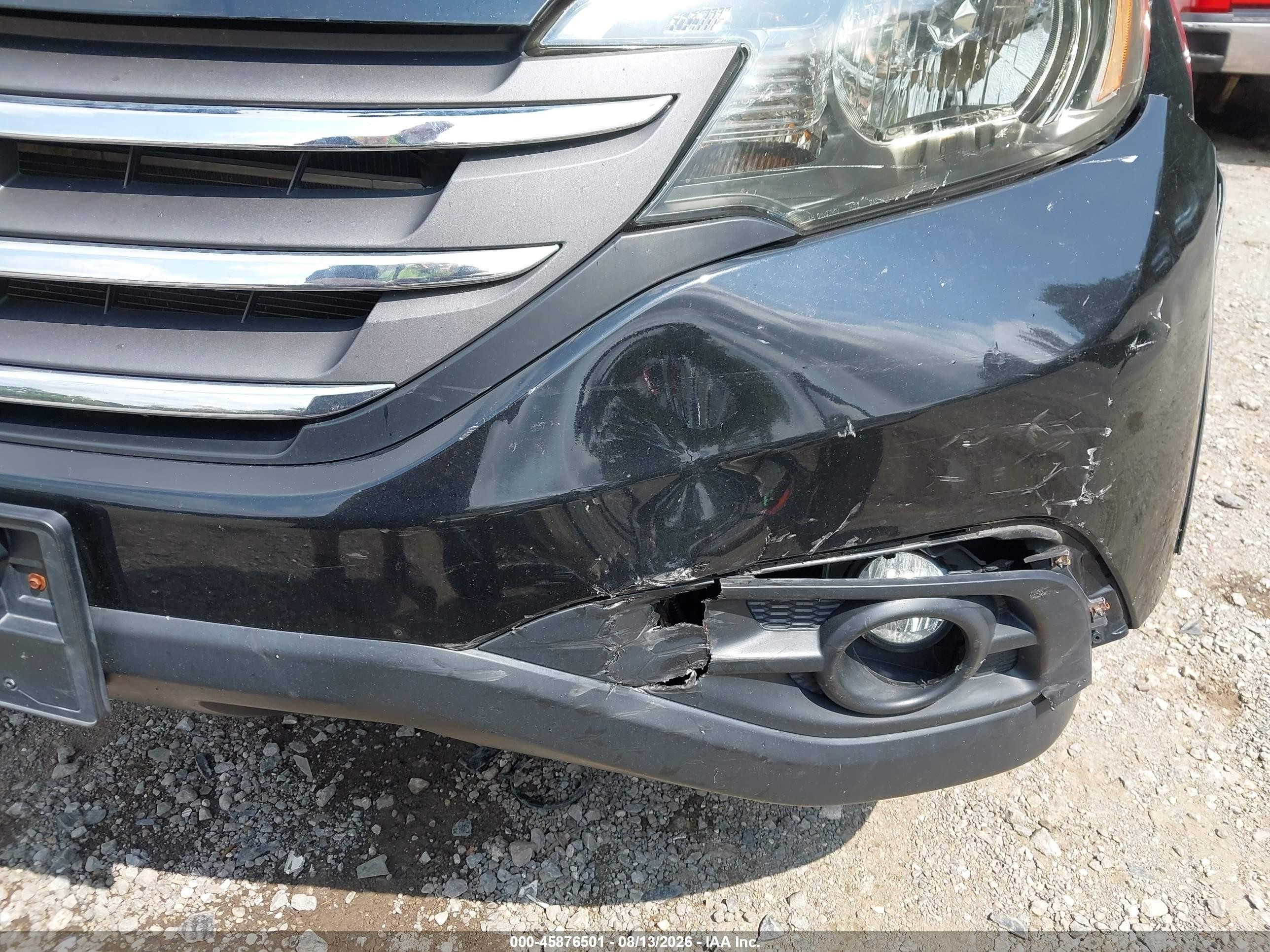 2013 Honda Cr-v Ex-l Черный vin: 2HKRM4H74DH681938
